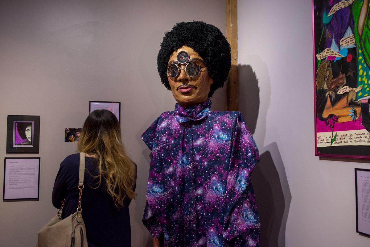 Visitors at The People’s Museum for Prince, 2018
