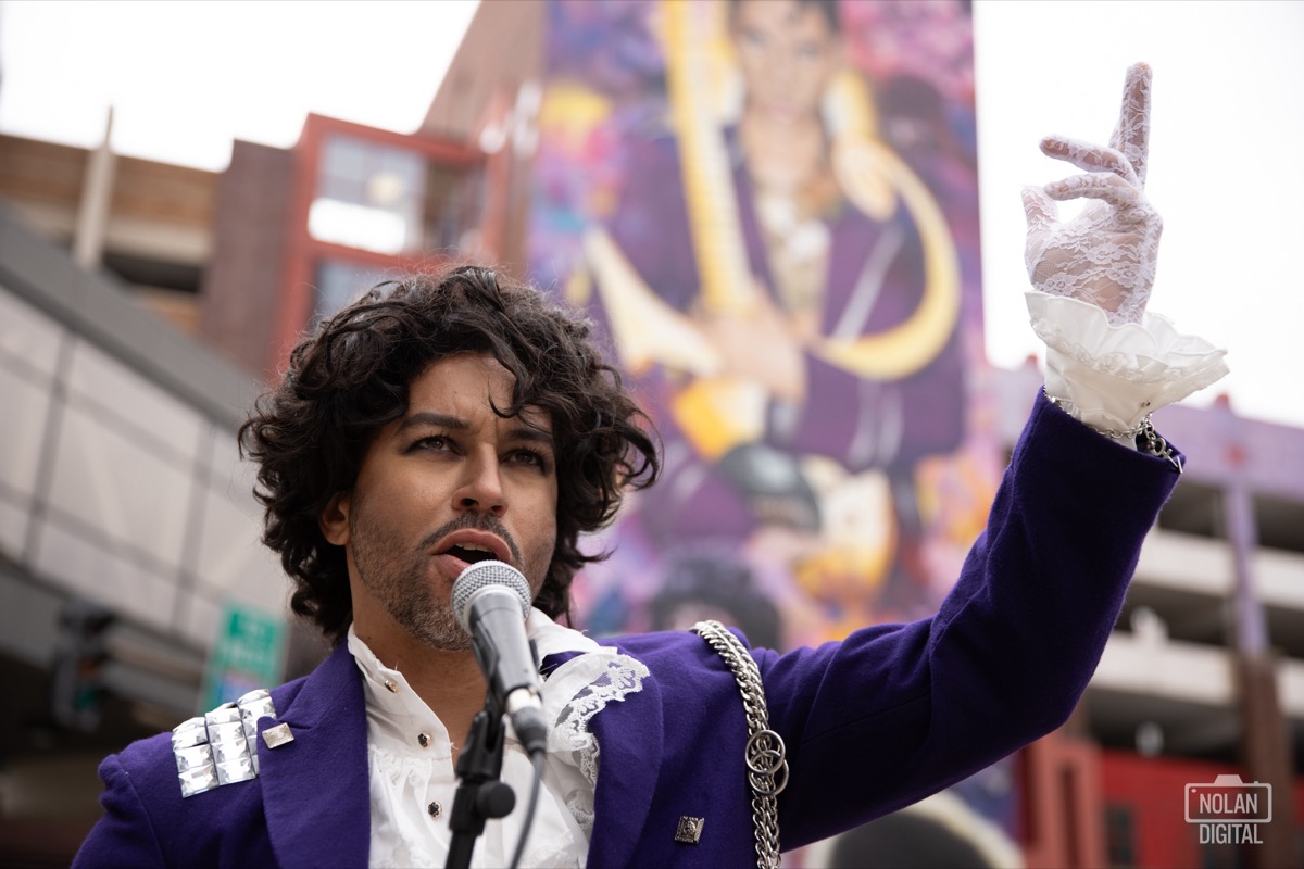Prince cosplayer — artwork by Adrian Perryman