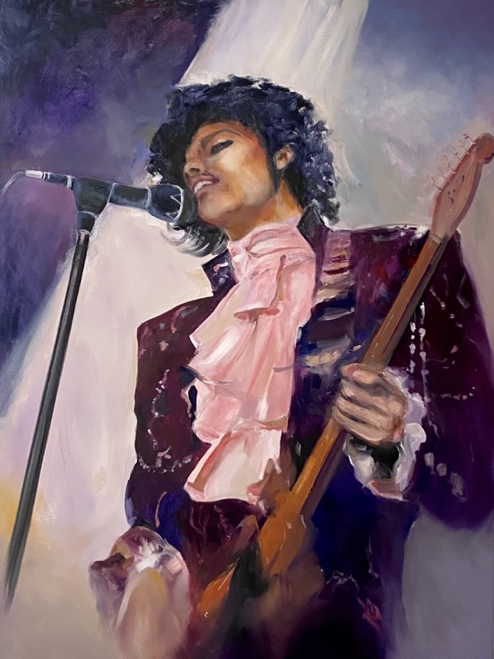 My Mother and Prince — artwork by Brian Bourke