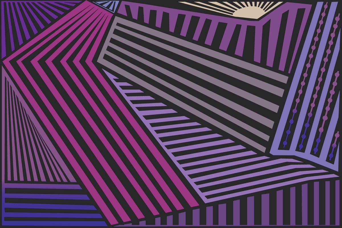 Purple Plain — artwork by Kevin McLaughlin