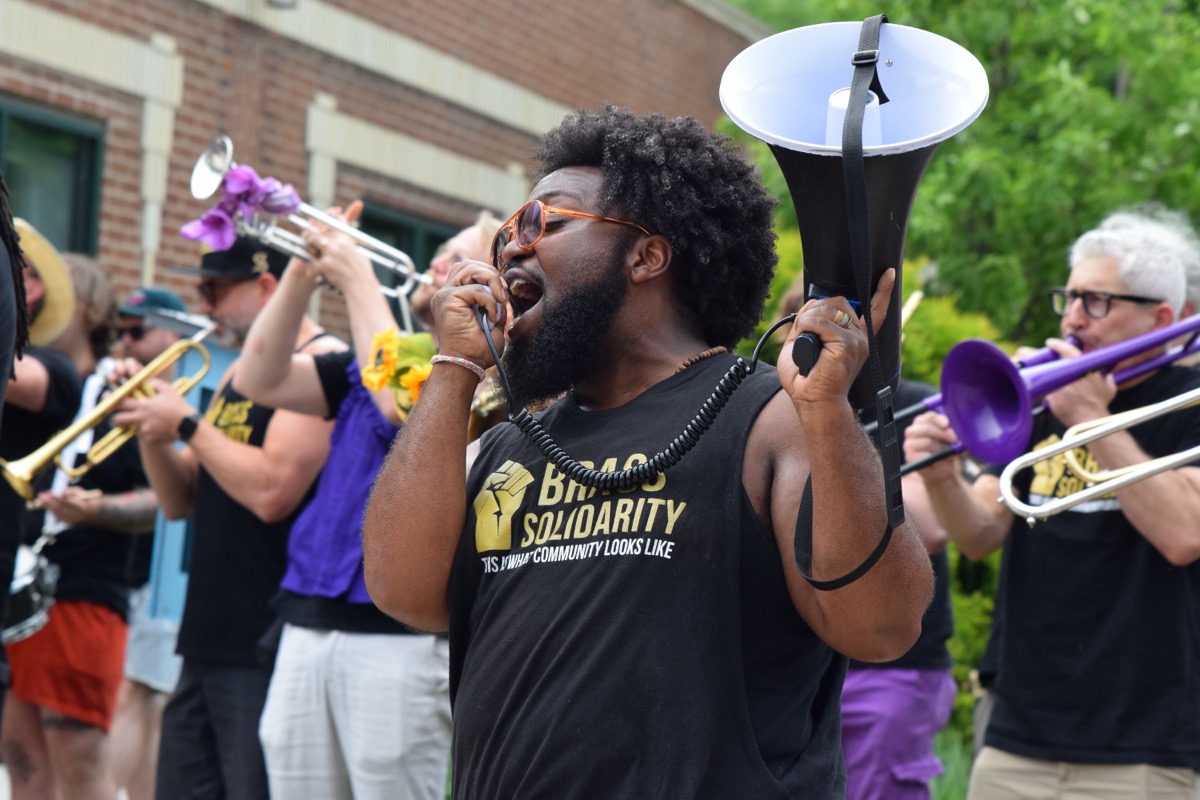 Brass Solidarity at The People's Museum for Prince