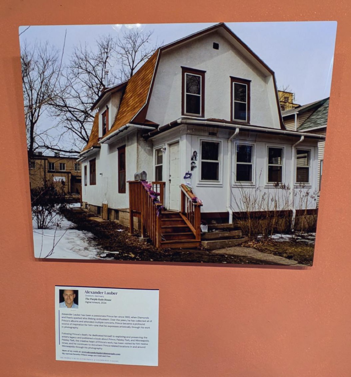 Installation view — Alexander Lauber, The Purple Rain House