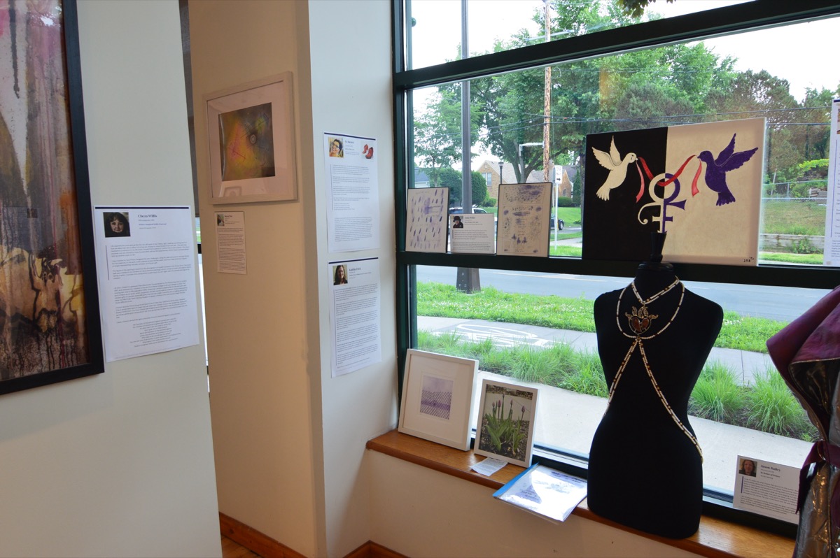 Installation view — Anita White, Ode to Prince 1958-2016