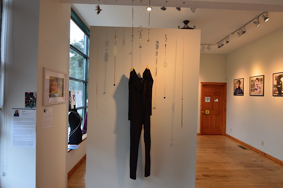 Installation view — Bon Mott, The night _/\_ danced with Prince led to a doctorate in lightning