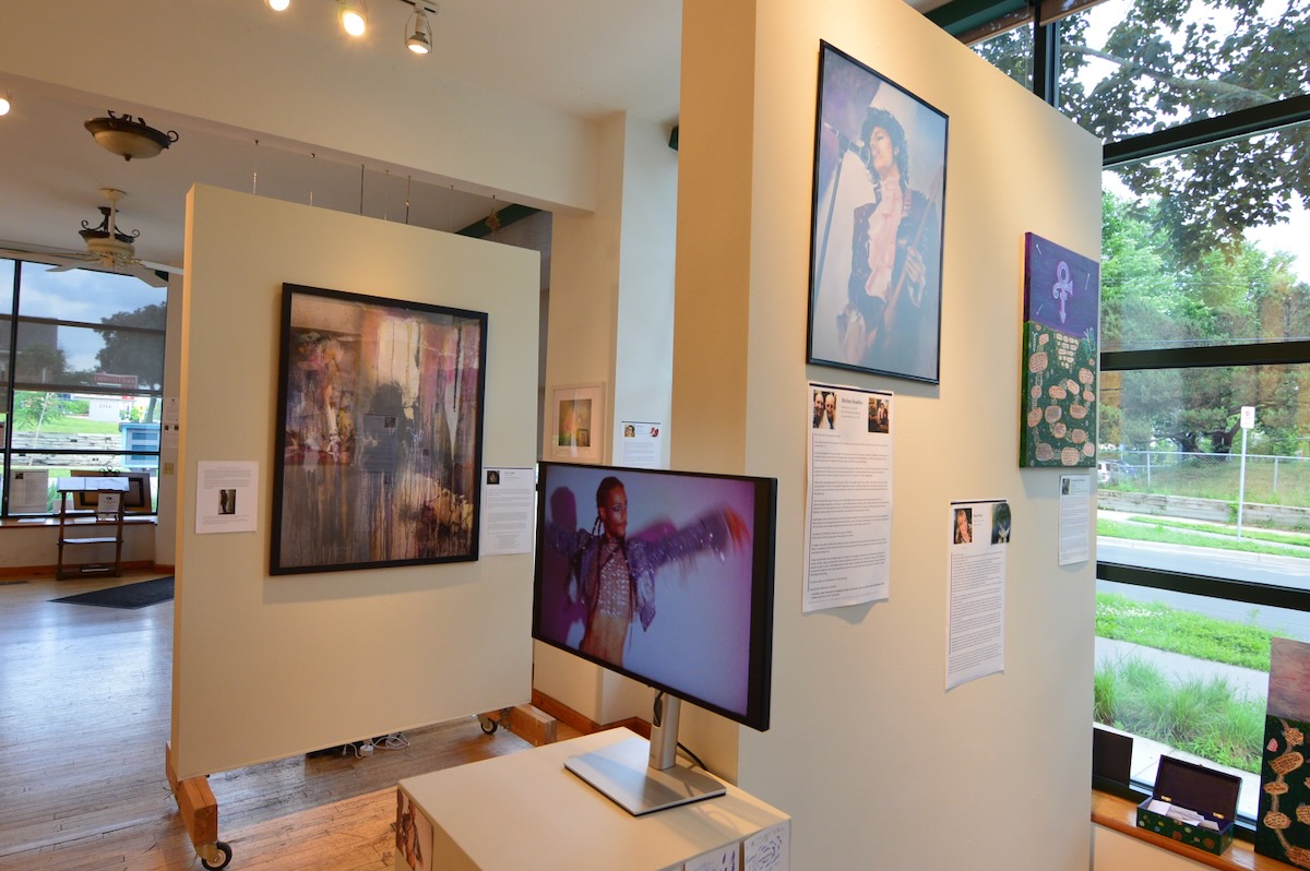 Installation view — Brian Bourke, My Mother and Prince