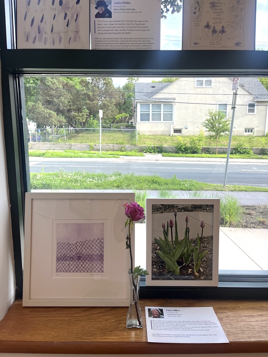 Installation view — Kaitlin Frick, Paisley Park in Winter (Grace is Close to Home)