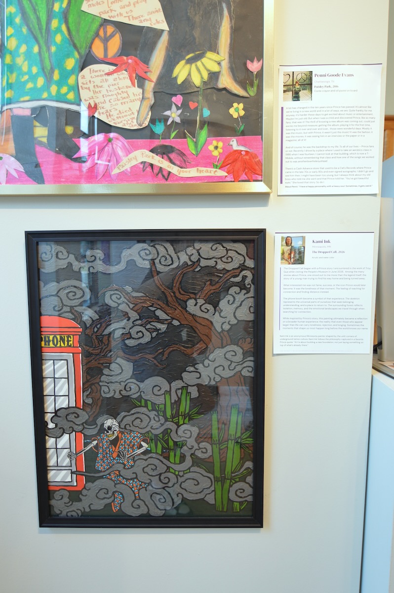 Installation view — Kami Ink, The Dropped Call 2026