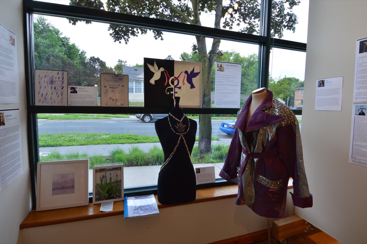 Installation view — Lisa Nilles, Purple Resurrection