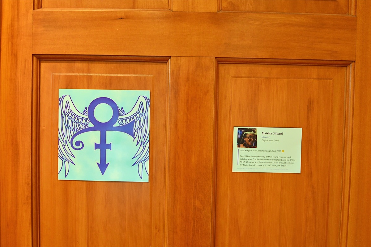 Maisha Gilyard at The People's Museum for Prince
