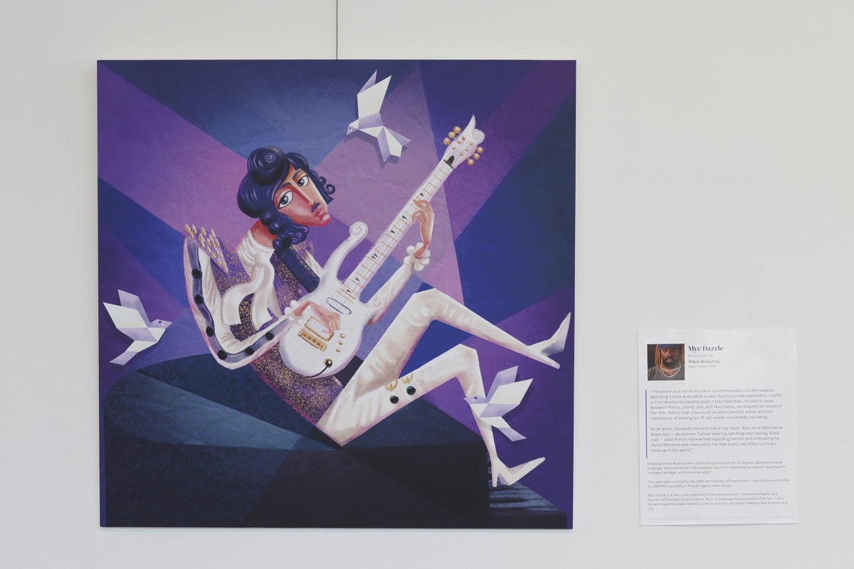 Installation view — Myc Dazzle, When Doves Cry