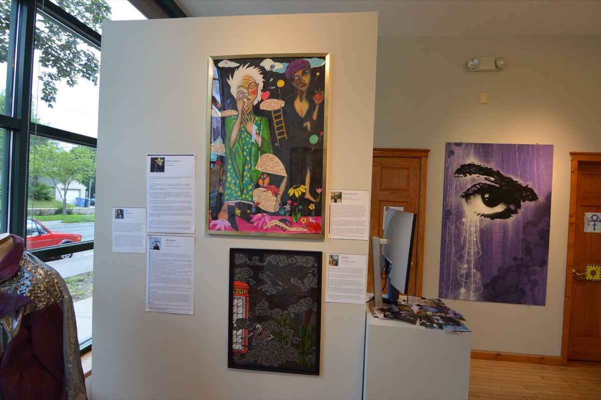 Penni Goode Evans at The People's Museum for Prince