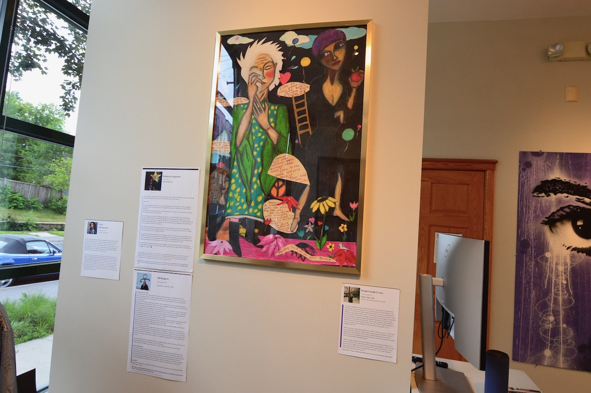 Installation view — Rebecca Langason, April 21 Memories
